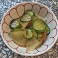 tikariri's cooksnap of when they made 給食で大人気☆キュウリと大根のひたひた.