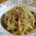 マーぼう_MBFC's cooksnap of when they made 大根とじゃこのきんぴら.