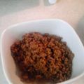怪獣こころん's cooksnap of when they made 簡単♪シンプル味付けの甘辛肉そぼろ.