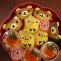ねずこう's cooksnap of when they made キャラ弁☆リラックマとキイロイトリ.