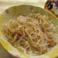 miyuki12's cooksnap of when they made 白滝のソフト明太子炒め.