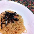 スティッチ☆゛'s cooksnap of when they made バター風味たらこパスタ.