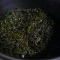 katachan's cooksnap of when they made ピーマンの葉っぱの甘辛煮.