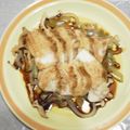 Hiromi♂'s cooksnap of when they made 鶏肉のステーキ～黒酢ソースで～.