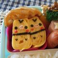 桜moon's cooksnap of when they made 玉子寿司のキイロイトリのお弁当　キャラ弁.