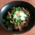 ミュー太ママ's cooksnap of when they made 肉ごぼう丼.