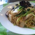 とぅいぃてぃ's cooksnap of when they made 水菜とえのきのパスタ.