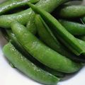 かぴーな's cooksnap of when they made お塩だけで旨い♡スナップエンドウ炒め.