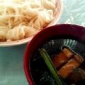 puzico's cooksnap of when they made つけうどん.