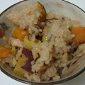 ぺっこリーナ's cooksnap of when they made かぼちゃさつまいもぎんなん炊き込みご飯☆.
