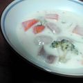 3yes's cooksnap of when they made ご飯にあうよ☆自家製ホワイトシチュー.