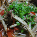 nyamonyamo's cooksnap of when they made 素揚げごぼうのサラダ.