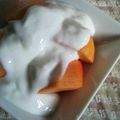 ささらんらん's cooksnap of when they made 朝食にピッタリ!!　柿とヨーグルト✿.