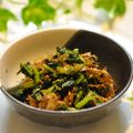 さとみわ's cooksnap of when they made ご飯がすすむ☆大根の葉の炒め物♪.
