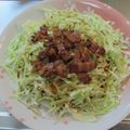 ゆりYO船長's cooksnap of when they made 空心菜(春キャベツ)のベーコンサラダ.