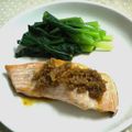 でかおちば's cooksnap of when they made サーモン　生姜醤油かけ.