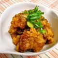 エビージョ's cooksnap of when they made ササミのサクっ♪コチュマヨ和え＊.