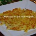 ruruchirin's cooksnap of when they made ジャガイモとちりめんじゃこのガレット.