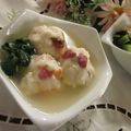 miyuki12's cooksnap of when they made おもてなしに♪海老しんじょうの桜あんかけ.