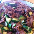 きたになおき's cooksnap of when they made 牛肉ときゅうりのyaku膳炒め.