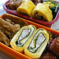 nasubeam's cooksnap of when they made ★ｶゎｨｨ♪ｶﾆｶﾏ＆ﾁｰｽﾞ卵焼き★.