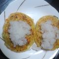 あーぼぉ's cooksnap of when they made こどもごはん！豆腐と野菜のハンバーグ.