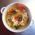 sacoママ's cooksnap of when they made チンゲン菜と卵、トマトの中華スープ♪.