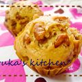 。＊☆ruka☆＊。's cooksnap of when they made 黒糖とくるみの蒸しパン.