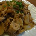 boofoochee's cooksnap of when they made 豚肉のにんにく味噌バター☆.