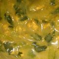 きららにゃ～ん's cooksnap of when they made ほうれん草とチーズのカレー　サグパニール.