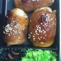 ますみかんかん's cooksnap of when they made 蒲焼きのタレで！簡単　肉巻きおにぎり.