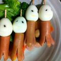 ネギ太郎's cooksnap of when they made キャラ弁☆ウズラとウインナーで宇宙人.