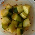 金のゴマ's cooksnap of when they made 昆布茶が決め手、あっさりきゅうりの即席漬.