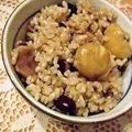 ルリナ's cooksnap of when they made あっという間に甘～い栗ご飯.