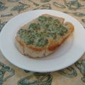 ローズレース's cooksnap of when they made パセリと粉チーズのこうばし～いトースト☆.