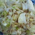 しろくさ's cooksnap of when they made はんぺんキャベツもやしの味噌バター炒め.