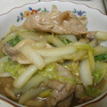 Michonchon's cooksnap of when they made 白菜と豚肉の炒めもの.