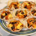 ＊＊rose＊＊'s cooksnap of when they made 茄子とツナのタルタルカップPizza♪.