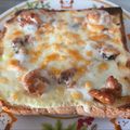 ★なみ☆'s cooksnap of when they made 焼き鳥缶で♪チーズ照り焼き風トースト♪.