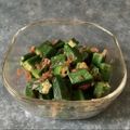 つくもぐ's cooksnap of when they made オクラの梅肉　おかか和え.