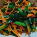りお５１０'s cooksnap of when they made 5分で☆ご飯がすすむ☆行者菜そぼろ炒め.