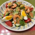 こっぷぽ～ん's cooksnap of when they made 海老とアボカドのもち麦ポン酢サラダ.
