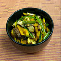 島子☆'s cooksnap of when they made 低糖≠かぼちゃとピーマン生椎茸の胡麻炒め.