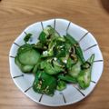 みぃくんのママ's cooksnap of when they made オクラときゅうりの塩昆布ナムル♪♪.
