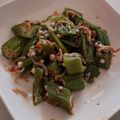 ヨシヨッシー's cooksnap of when they made しらすと梅オクラのおつまみ.
