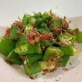 あやかず1022's cooksnap of when they made オクラと梅干しの和え物.
