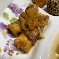 バニラとソラ's cooksnap of when they made 厚揚げの豚肉巻き～生姜焼き風～.