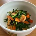 ♡こもれび♡'s cooksnap of when they made ◆糖尿病◆ニラと油揚げの味ポンあえ.