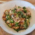 あーこ姐's cooksnap of when they made 簡単すぎ？オクラ納豆f(^^;.
