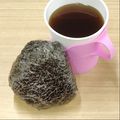 蕎麦の華's cooksnap of when they made 受験ガンバ！わかめご飯☆おにぎり.
